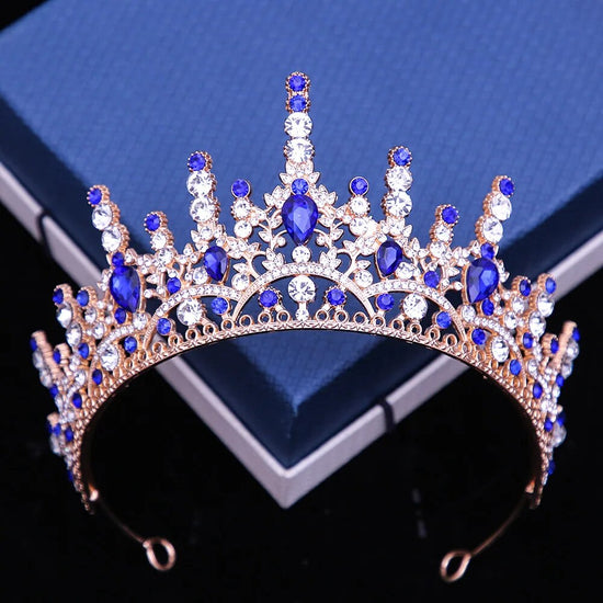 Rhinestone Crystal Tiara Wedding Party Crown Bridal Hair Jewelry