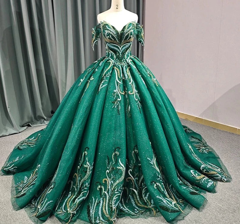 Green Quinceañera Dress