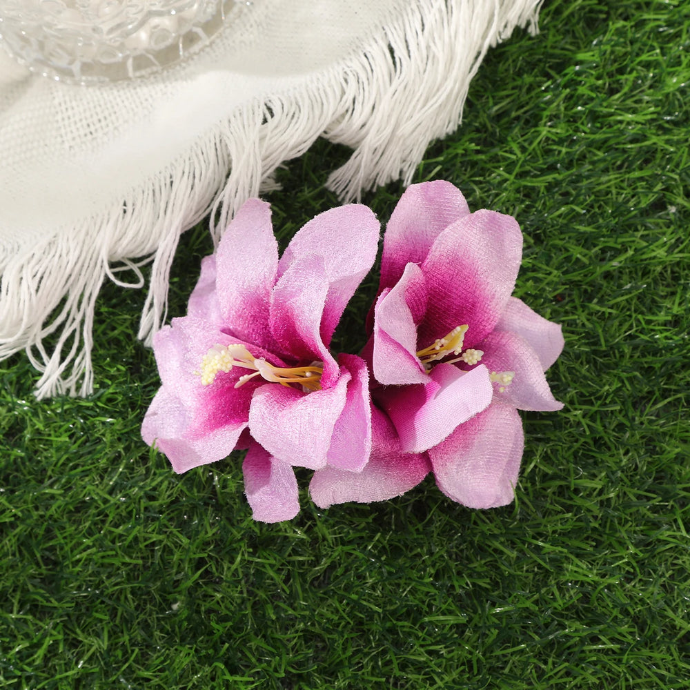 
                      
                        Orchid Flower Hair Clip Bohemian Small Hairpin Bridal Barrette Beach Wedding Accessories
                      
                    