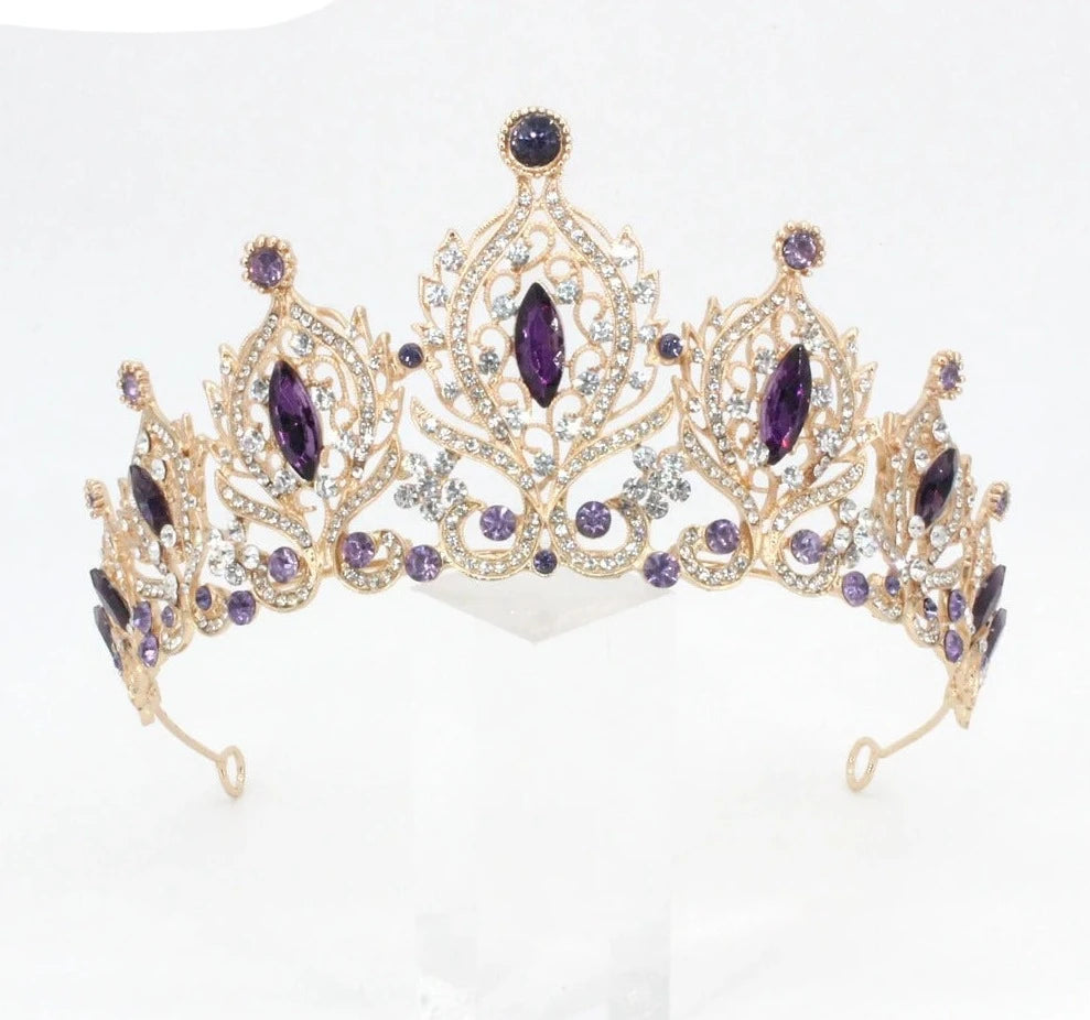 
                      
                        Fashion Crystal Wedding Tiara Crown For Queen Princess Luxury Party Hairband Accessory
                      
                    