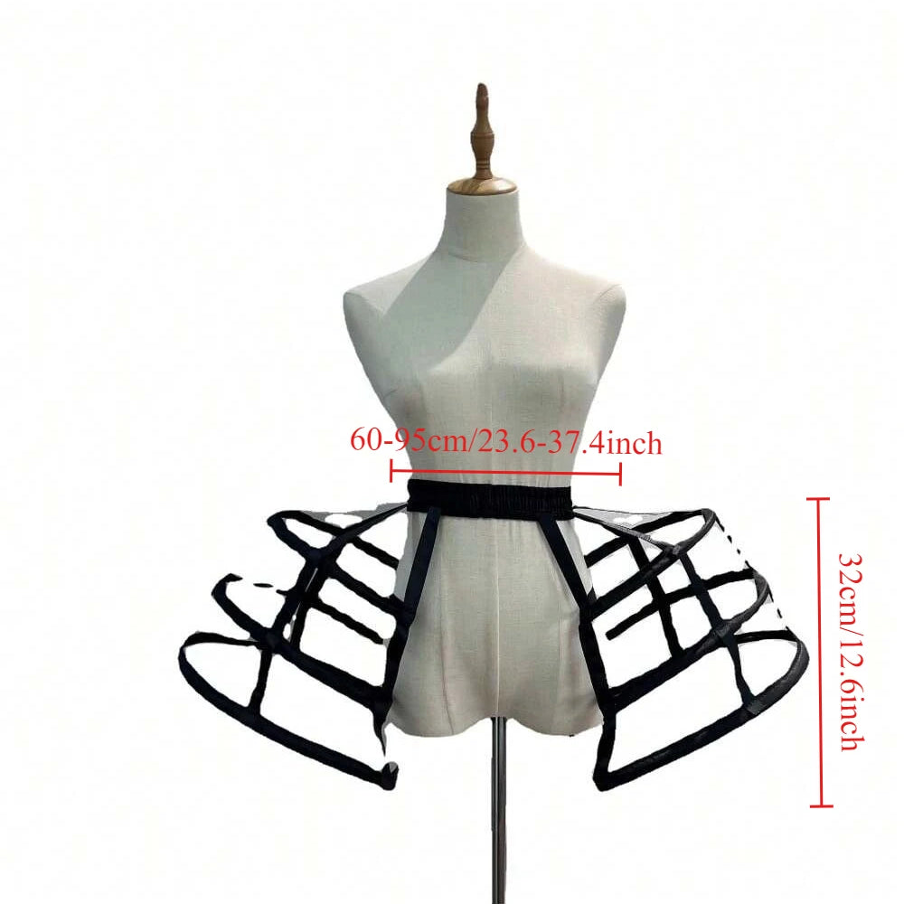 
                      
                        Girls 3 Hoop Crinoline Cage Bustle Petticoat Adjustable Pannier, elevate any special occasion dress with this adjustable three-hoop crinoline petticoat
                      
                    