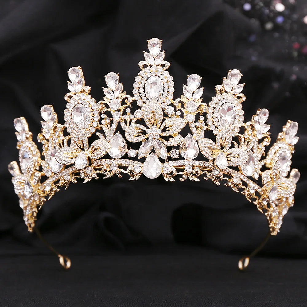 
                      
                        10 Color Opal Pink Crystal Tiara Crown For Women Party Hair Accessories
                      
                    