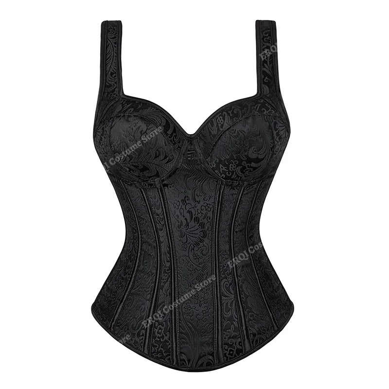 
                      
                        Steampunk Corset with Cup Lingerie Bustier Plus Size
                      
                    