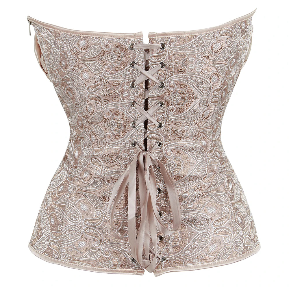 
                      
                        Fashion Waist Cinching Victorian Corselet Crop Top Bustier
                      
                    