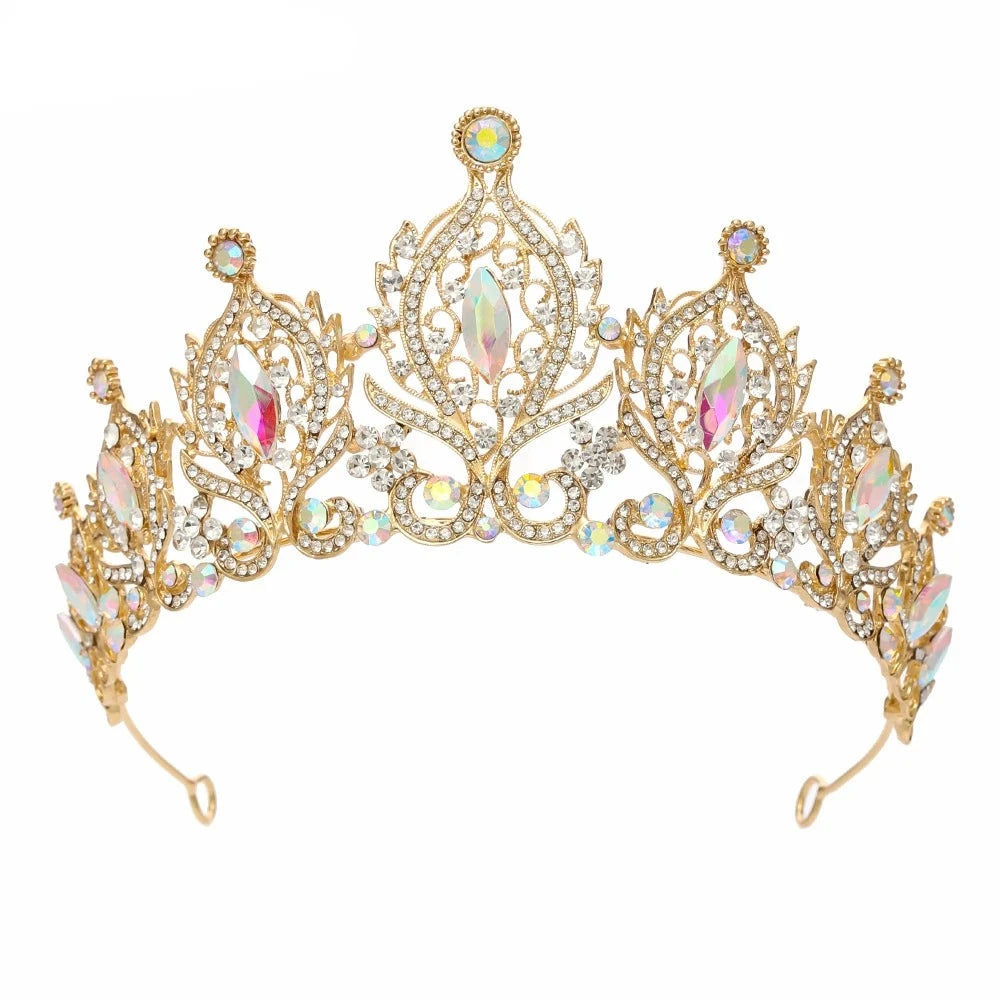 
                      
                        Fashion Crystal Wedding Tiara Crown For Queen Princess Luxury Party Hairband Accessory
                      
                    