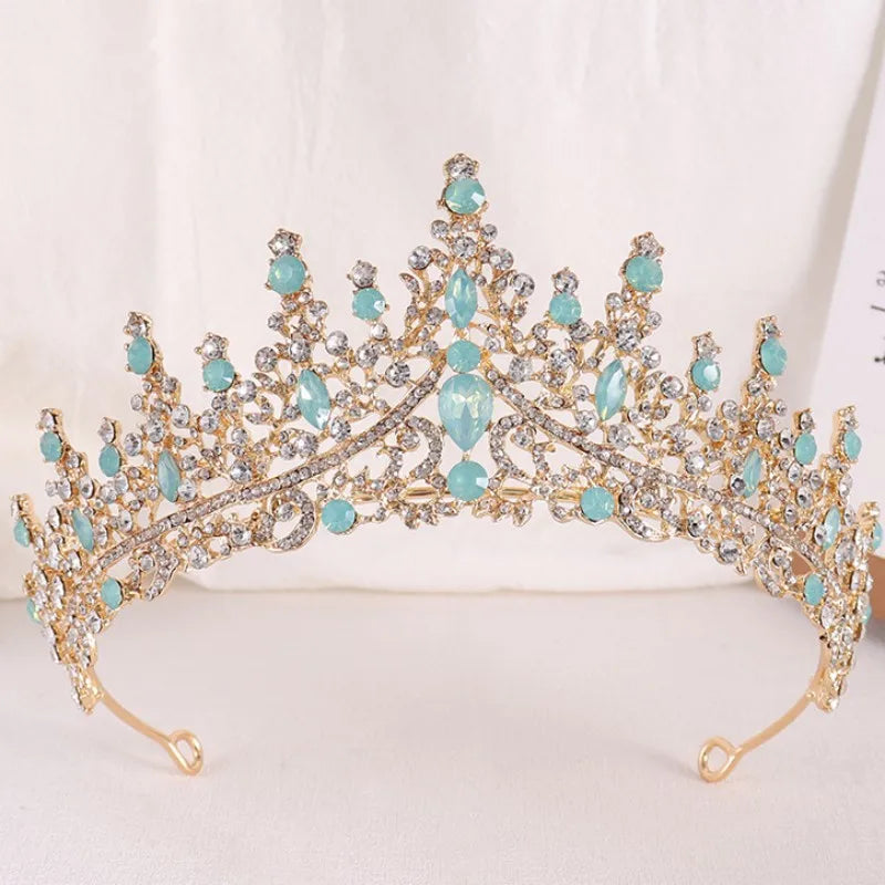 Elegant Crystal Tiaras Wedding Party Prom Birthday Hair Accessory