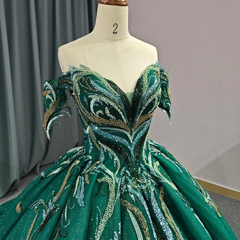 
                      
                        Green Quinceañera Dress
                      
                    