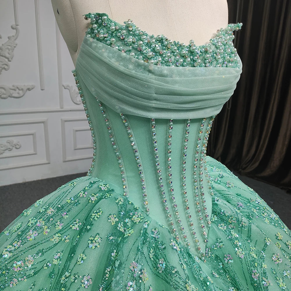 
                      
                        Green Quinceanera Dress
                      
                    