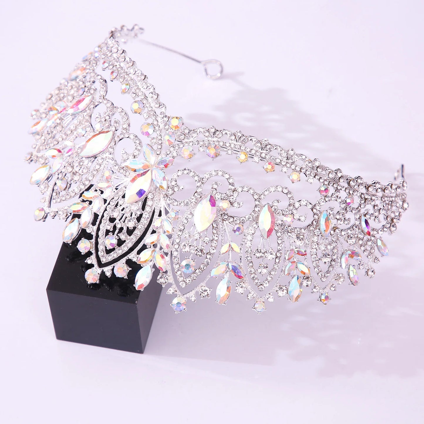 Party Rhinestone Crystal Tiaras Birthday Prom Crown Hair Accessory, sparkle and shine with this dazzling rhinestone crystal tiara