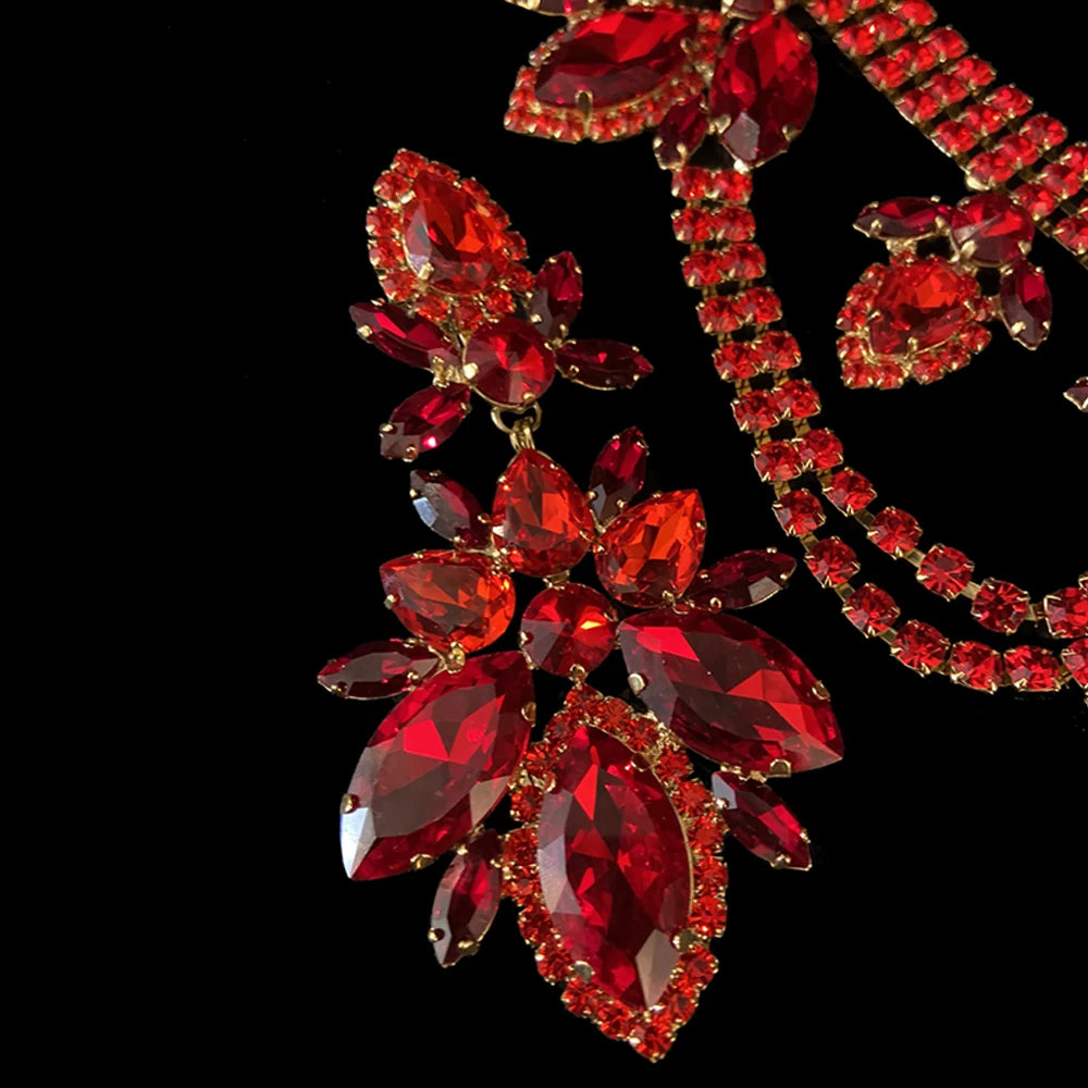 
                      
                        Crystal Rhinestone Water Drops Earrings for Women
                      
                    