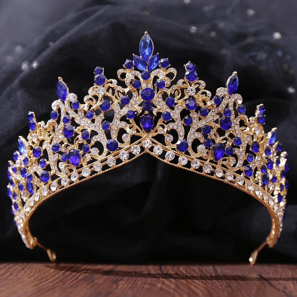 
                      
                        Rhinestone Tiara Crowns  Party Crystal Hair Accessories
                      
                    