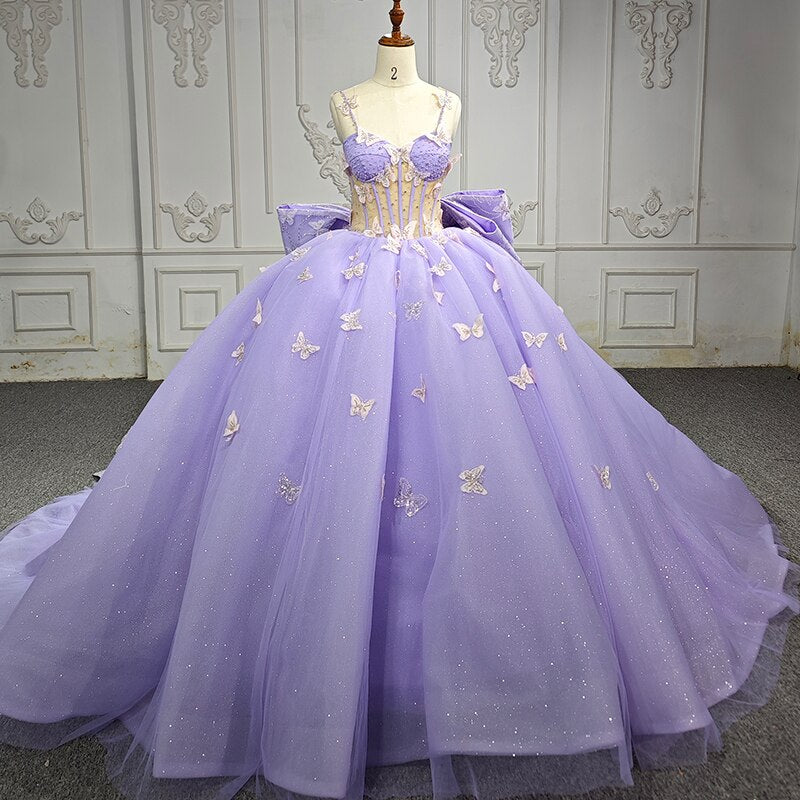 
                      
                        Exquisite Organza Corset Sleeveless Ball Gown Beading Bow 3D Flower Party Dress
                      
                    