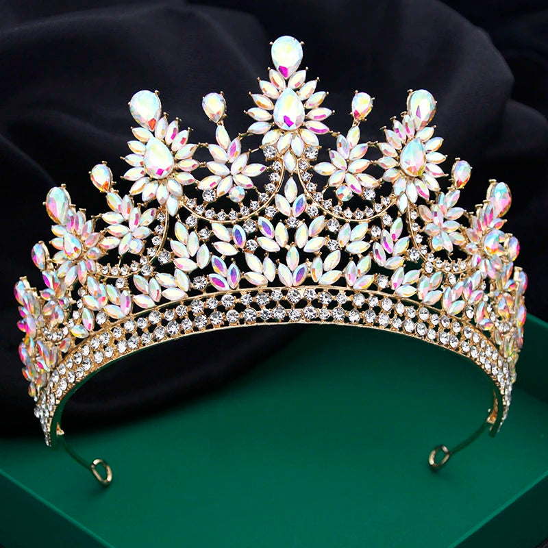 
                      
                        Crystal Rhinestone Tiaras  Pageant Birthday Party Wedding Crown Hair Accessories
                      
                    