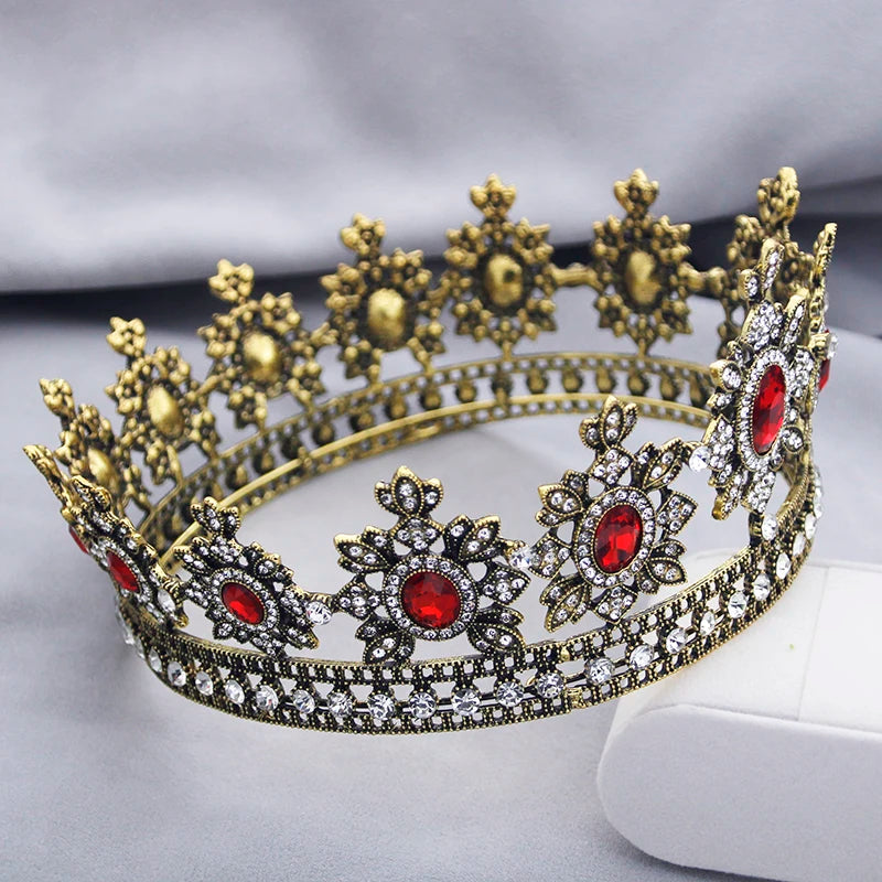 
                      
                        Antique Silver Color Crown Wedding Tiara for Women Birthday Prom Pageant Hair Jewelry
                      
                    