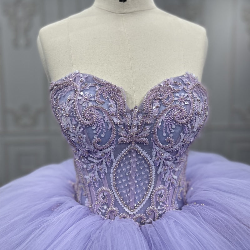 
                      
                        Quinceanera Dress Ball Gown Crystal Purple
                      
                    