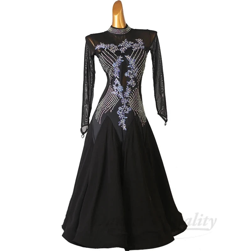 
                      
                        Ballroom Dress Standard for Women Social Dancing  Waltz Dance Costume
                      
                    