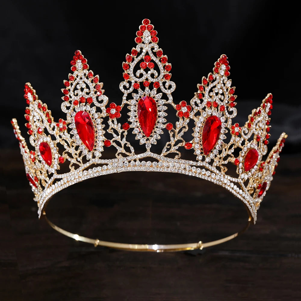Crystal Pageant Crown Winners Tiara Event Hair Accessory, radiate pure royalty in this brilliant crystal pageant tiara