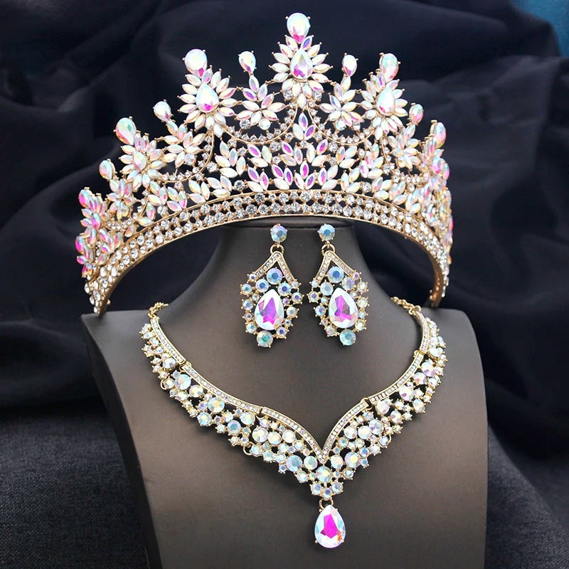 
                      
                        6 Color Wedding Tiaras and Crowns and Earrings Necklace  Jewelry Sets Accessories
                      
                    