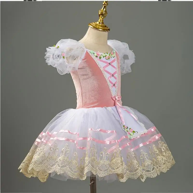 
                      
                        Girls Competition Ballerina Tutu Maiden Dress
                      
                    