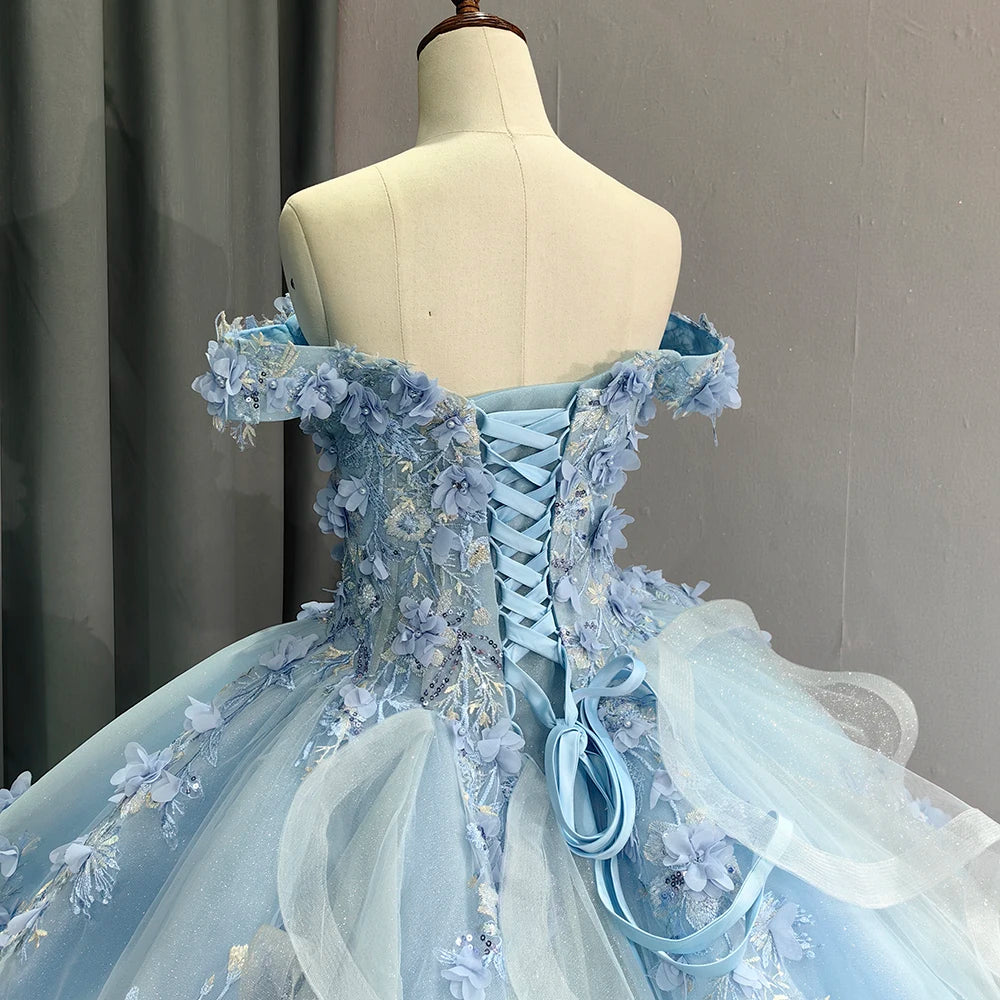 
                      
                        Blue Princess Quinceanera Dress Ball Gown
                      
                    