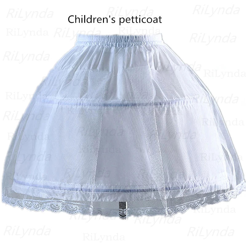
                      
                        Girls Crinoline Petticoat Hoop Underskirt Short A-line Ball Gown Slip, elevate your young girl's formal look with this refined crinoline petticoat
                      
                    