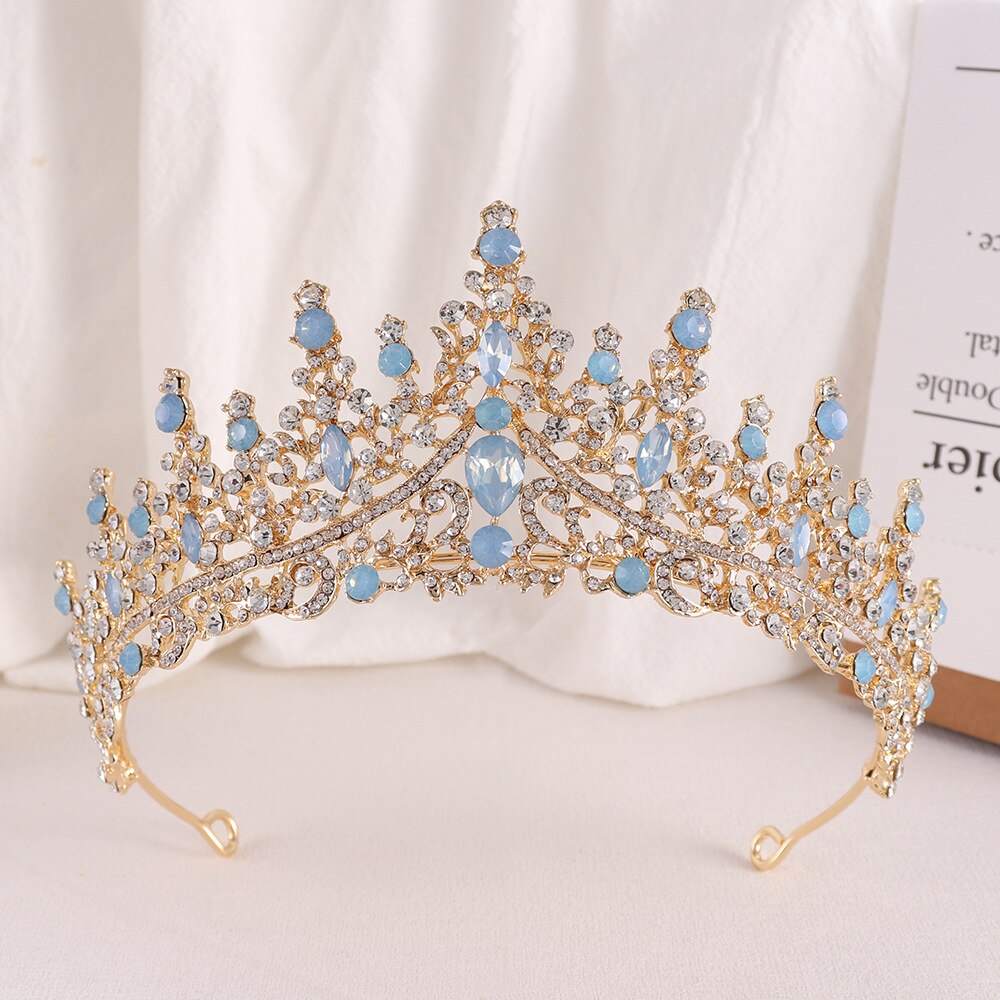 Fashion Luxury Oval Emerald Green Cubic Zirconia Party Wedding Bridal –  TulleLux Bridal Crowns & Accessories
