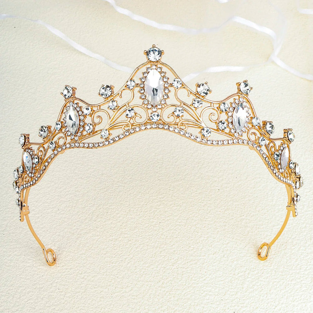 
                      
                        Rhinestone Hair Crown for Women Festive Party Hair Accessory Tiara
                      
                    