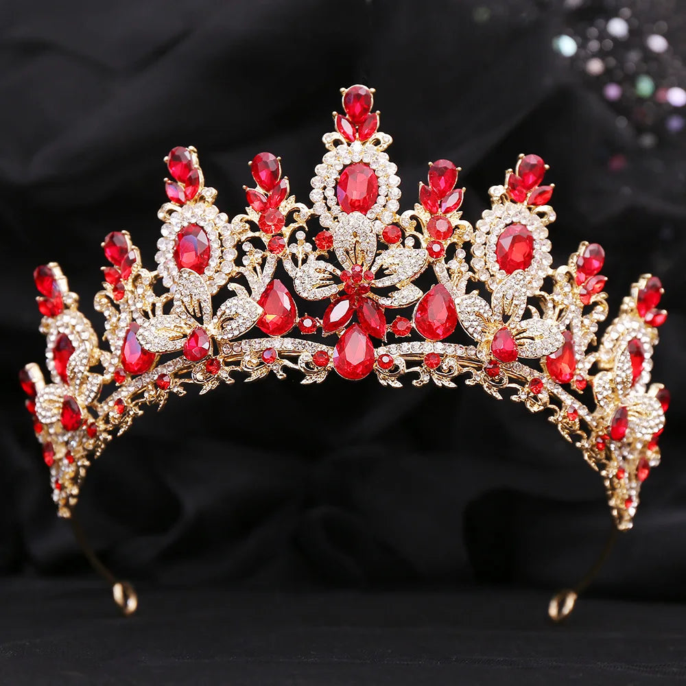 
                      
                        10 Color Opal Pink Crystal Tiara Crown For Women Party Hair Accessories
                      
                    