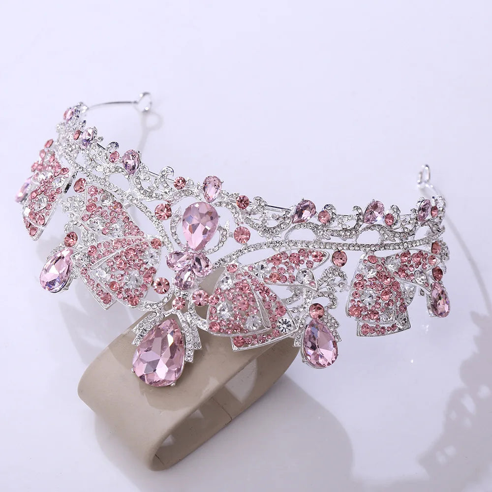 
                      
                        Butterfly Crystal Crown Rhinestone Princess  Tiara Hair Accessories, this stunning oversized tiara features brilliantly cut crystals arranged in a mesmerizing mirrored illusion pattern
                      
                    