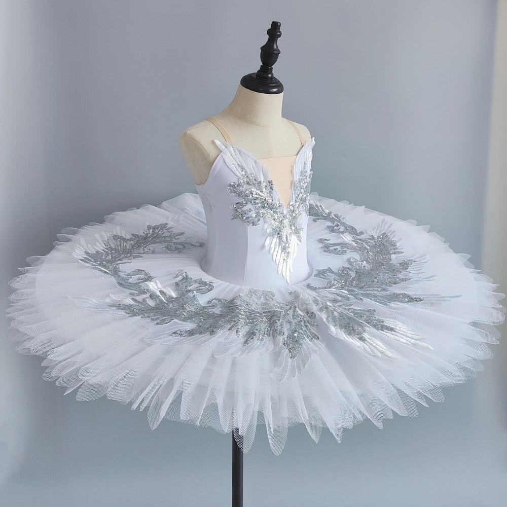 
                      
                        Ballet Tutu Girls White Stiff Tulle Pancake Professional Stage Costume
                      
                    