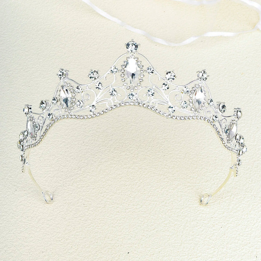 
                      
                        Rhinestone Hair Crown for Women Festive Party Hair Accessory Tiara
                      
                    