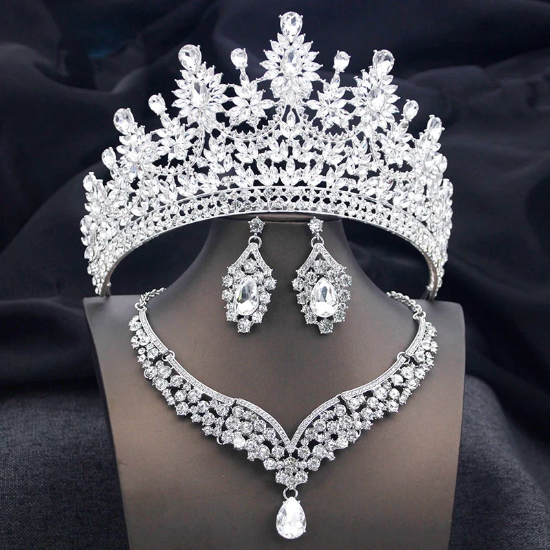 
                      
                        6 Color Wedding Tiaras and Crowns and Earrings Necklace  Jewelry Sets Accessories
                      
                    