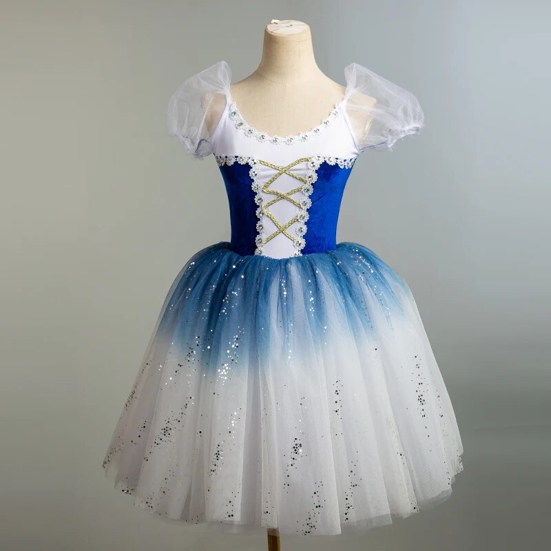 Competition Giselle Long Dress Professional Ballet Costume For Girls