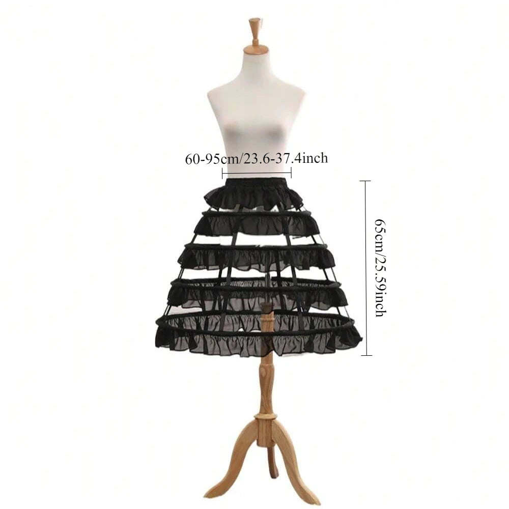 
                      
                        Girls 3 Hoop Crinoline Cage Bustle Petticoat Adjustable Pannier, elevate any special occasion dress with this adjustable three-hoop crinoline petticoat
                      
                    