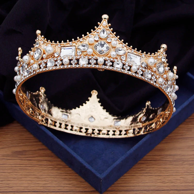 Vintage Full Round Mens Circle Headdress Crown – TulleLux Bridal Crowns ...