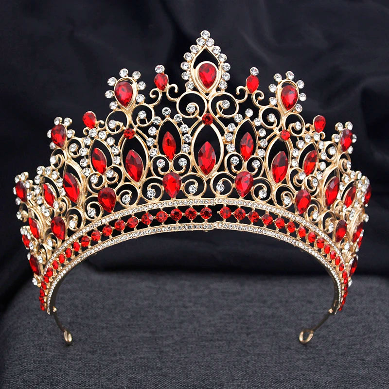
                      
                        Colorful Royal Queen Wedding Crowns Tiaras for Party Pageant Bridal Wedding Accessories
                      
                    