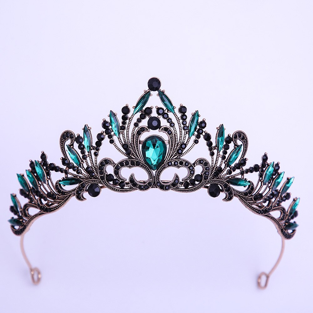 
                      
                        Baroque Crystal Tiara Crown Hair Jewelry Accessories
                      
                    