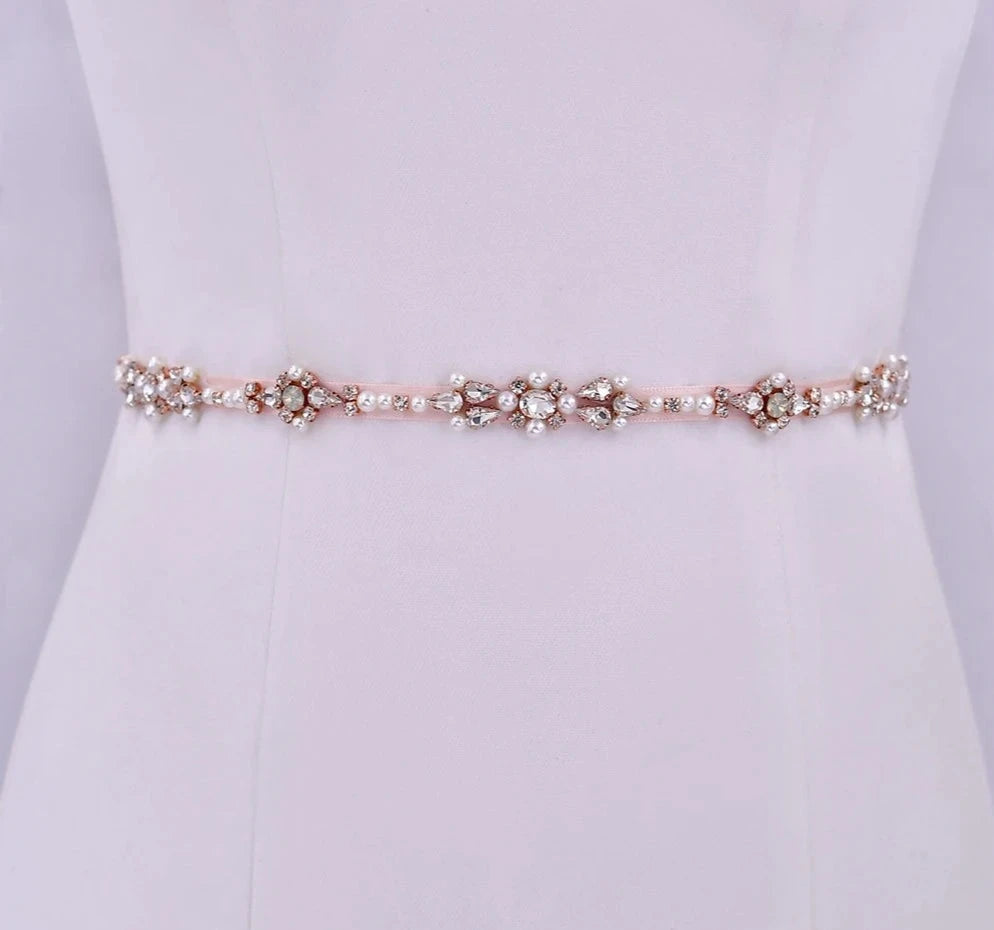 
                      
                        Fashion Rhinestone Crystal Wedding Belt Bridal Sash Dress Accessory
                      
                    