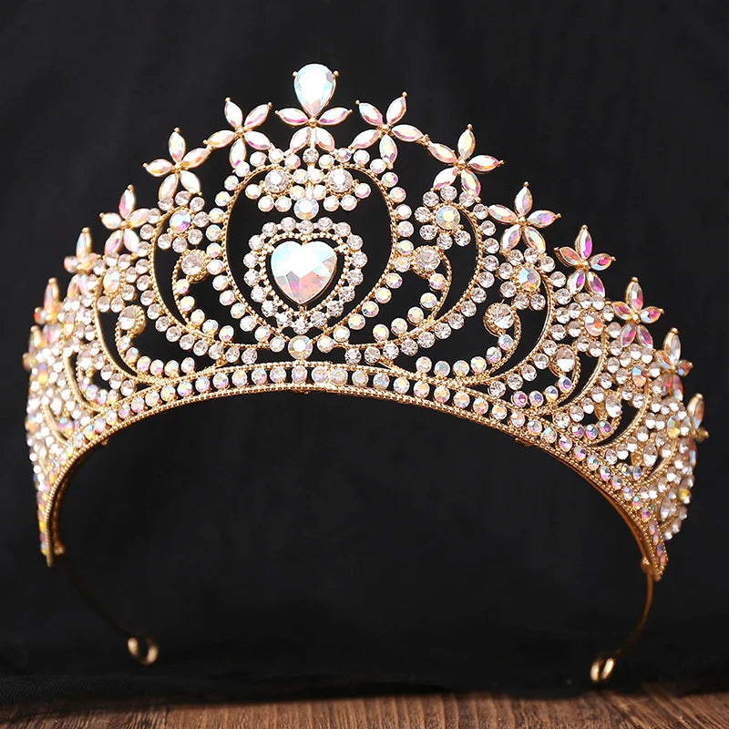 
                      
                        Ornate tiara with crystals on a dark background
                      
                    