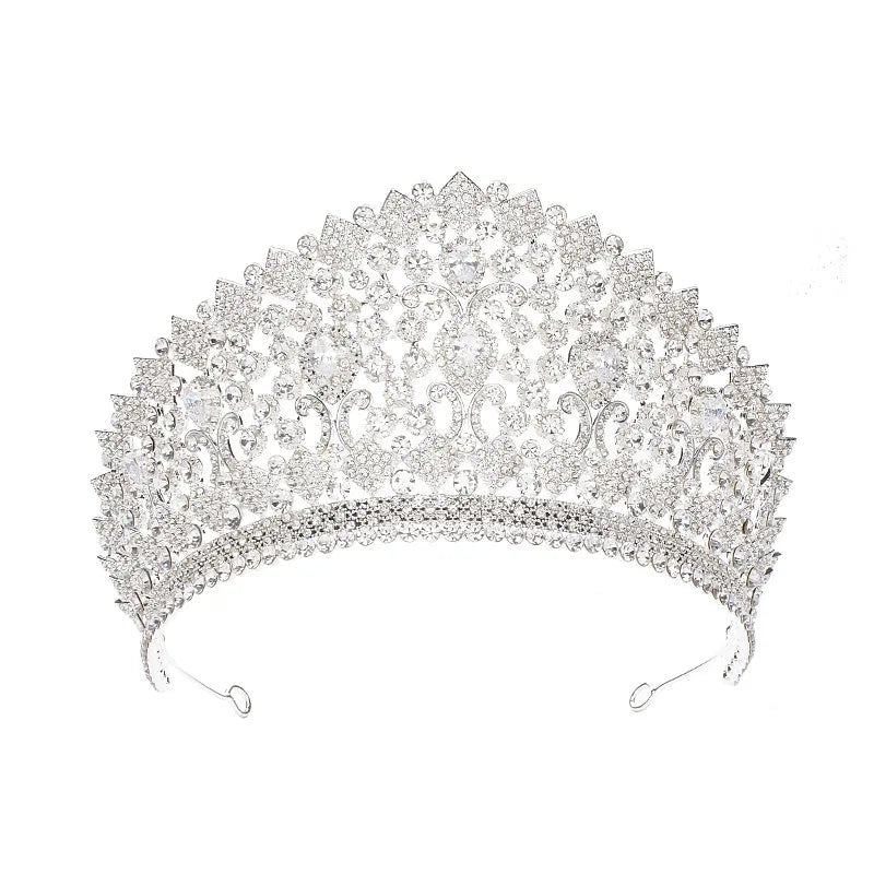 
                      
                        Crystal Zircon Beauty Pageant Tiara Crown Accessory
                      
                    