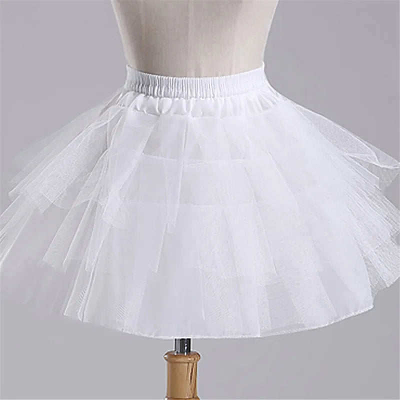 
                      
                        Girls Crinoline Petticoat Hoop Underskirt Short A-line Ball Gown Slip, elevate your young girl's formal look with this refined crinoline petticoat
                      
                    
