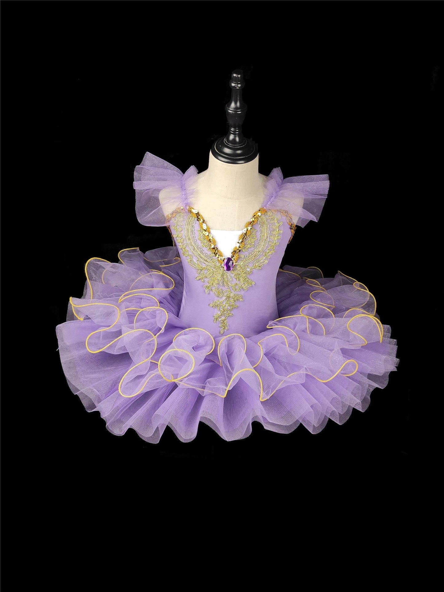 Professional Girls Ballerina Dance Pancake Tutu Ballet Costume