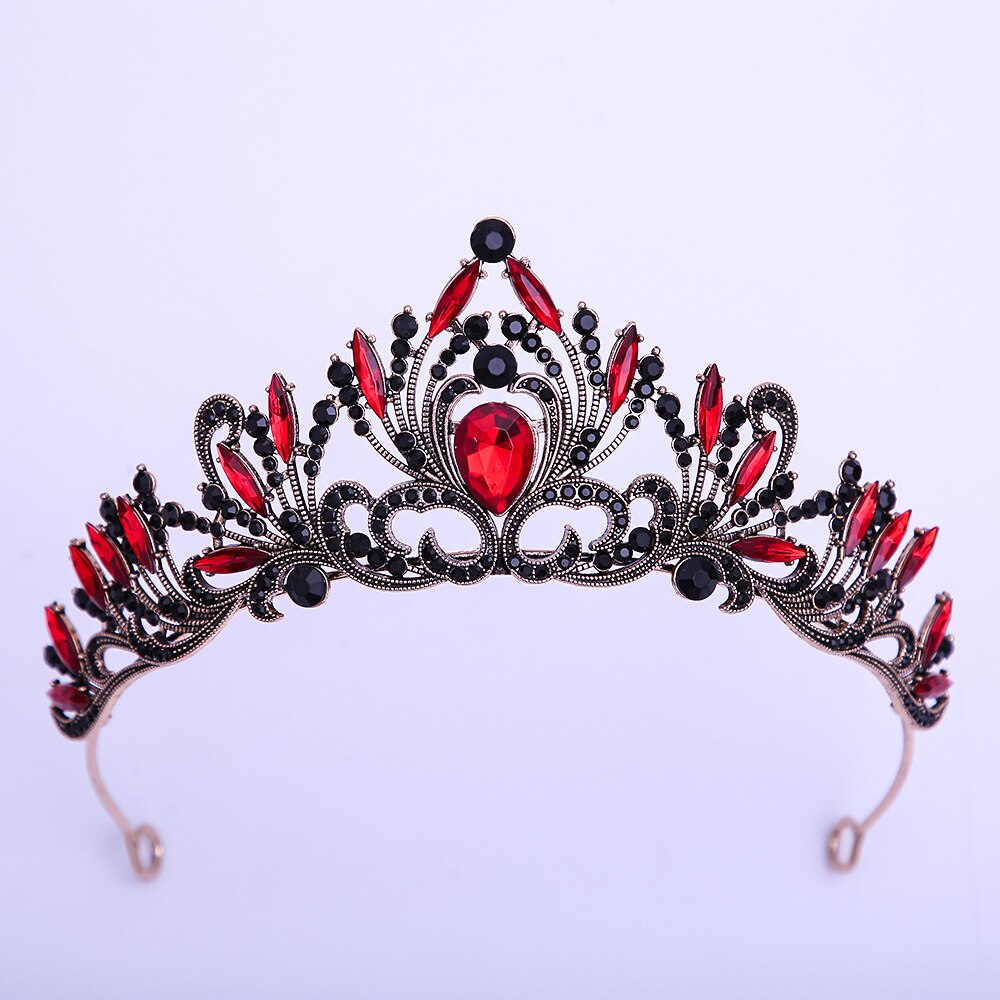 
                      
                        Baroque Crystal Tiara Crown Hair Jewelry Accessories
                      
                    