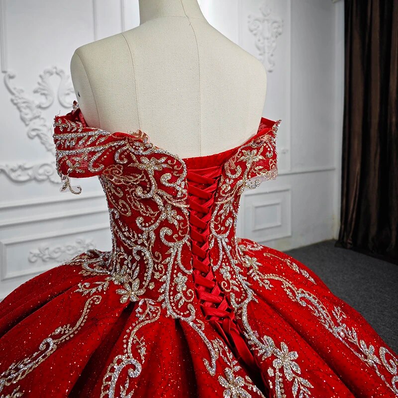 
                      
                        Quinceañera Dress Red Ball Gown
                      
                    