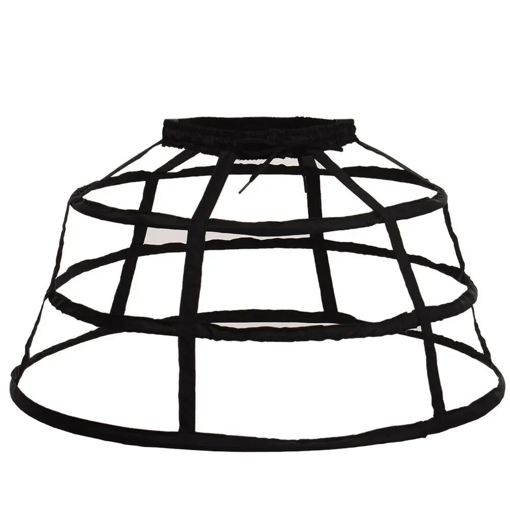 
                      
                        Girls 3 Hoop Crinoline Cage Bustle Petticoat Adjustable Pannier, elevate any special occasion dress with this adjustable three-hoop crinoline petticoat
                      
                    