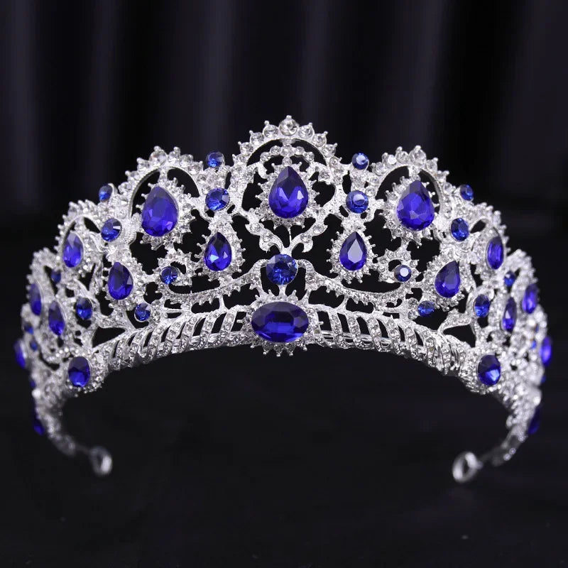 
                      
                        Crystal Rhinestone Regal  Tiara Crowns Hair Accessories
                      
                    