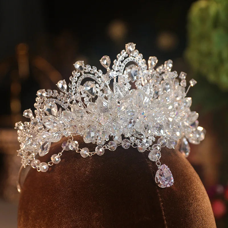 
                      
                        Baroque Luxury Crystal Bridal Tiaras Crown Party Hair Accessory
                      
                    