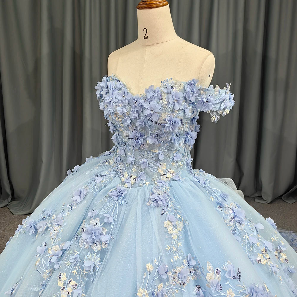 
                      
                        Blue Princess Quinceanera Dress Ball Gown
                      
                    