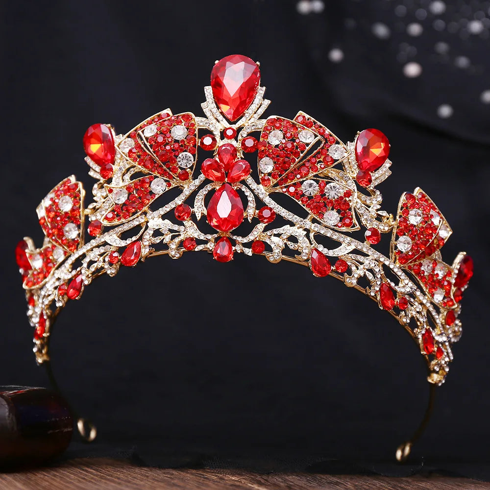 
                      
                        Butterfly Crystal Crown Rhinestone Princess  Tiara Hair Accessories, this stunning oversized tiara features brilliantly cut crystals arranged in a mesmerizing mirrored illusion pattern
                      
                    