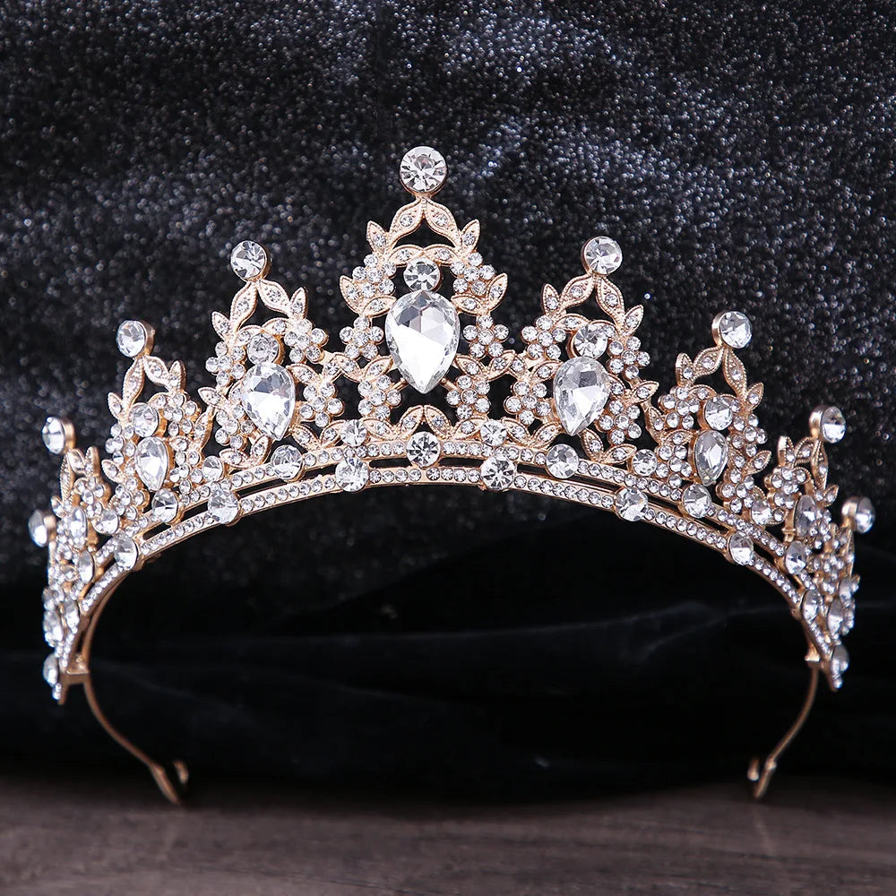 Rhinestone Crystal Crown Hair Accessories Tiara Hair Accessory